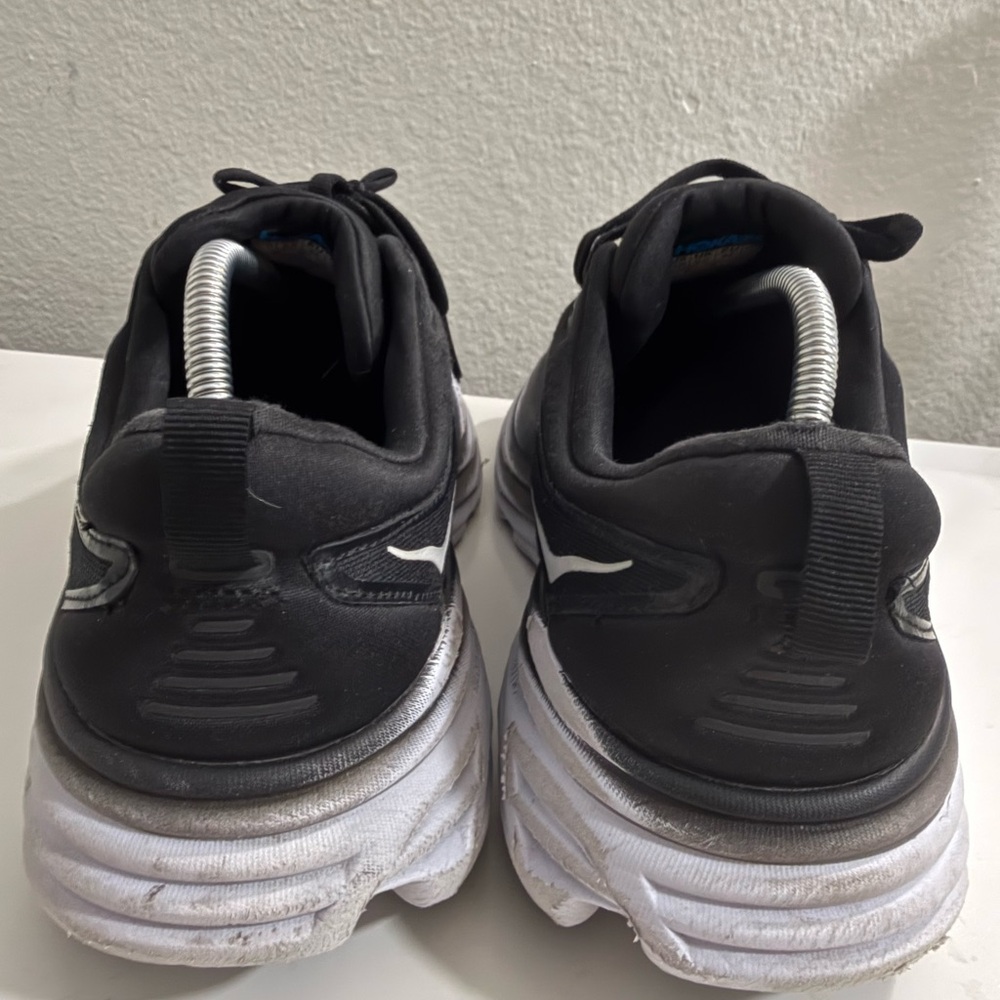 Hoka Women's Black and White Running Shoes - Picture 5 of 10